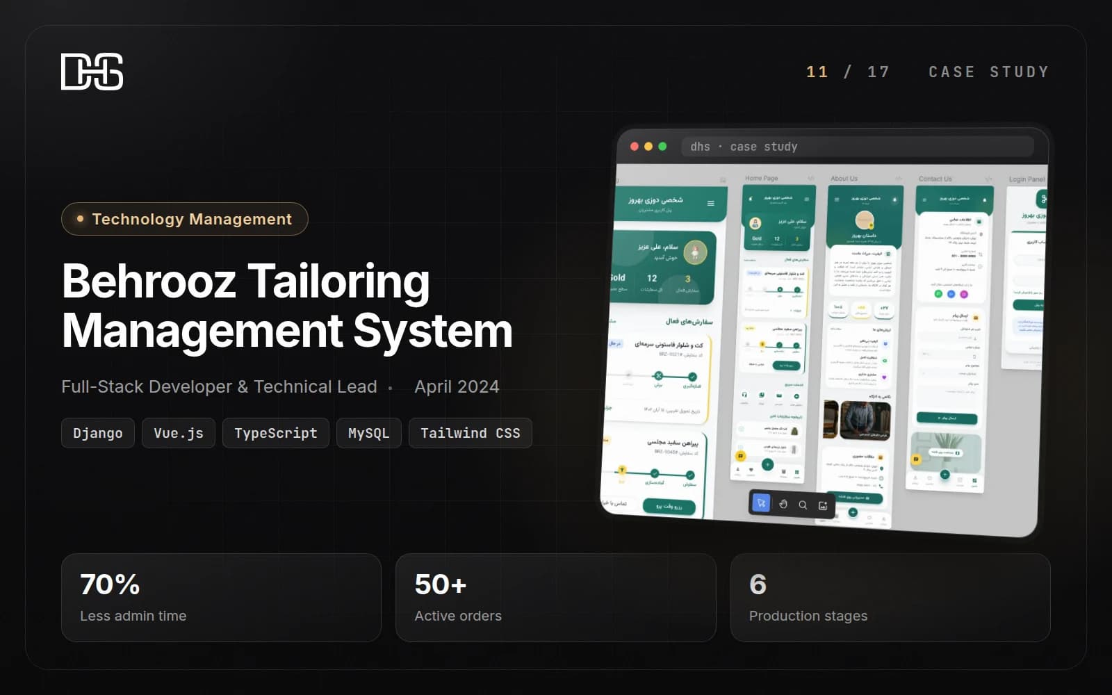 Behrooz Tailoring Management System