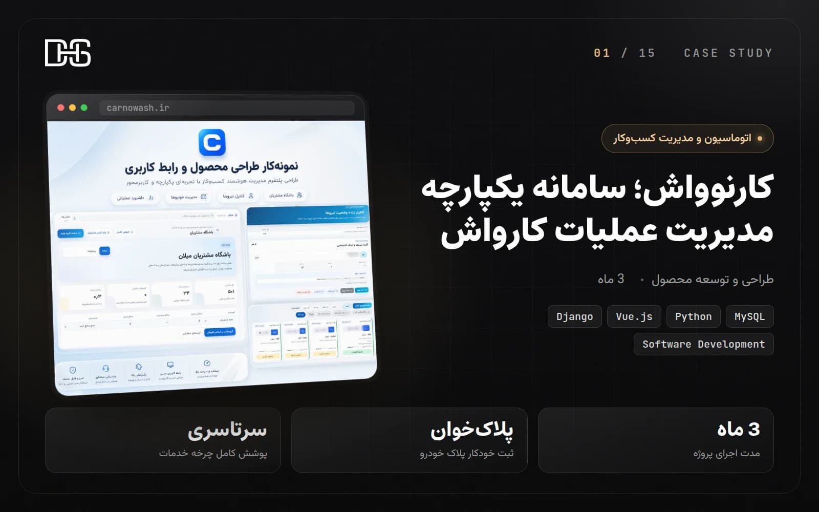 کارنوواش؛ سامانه یکپارچه مدیریت عملیات کارواش