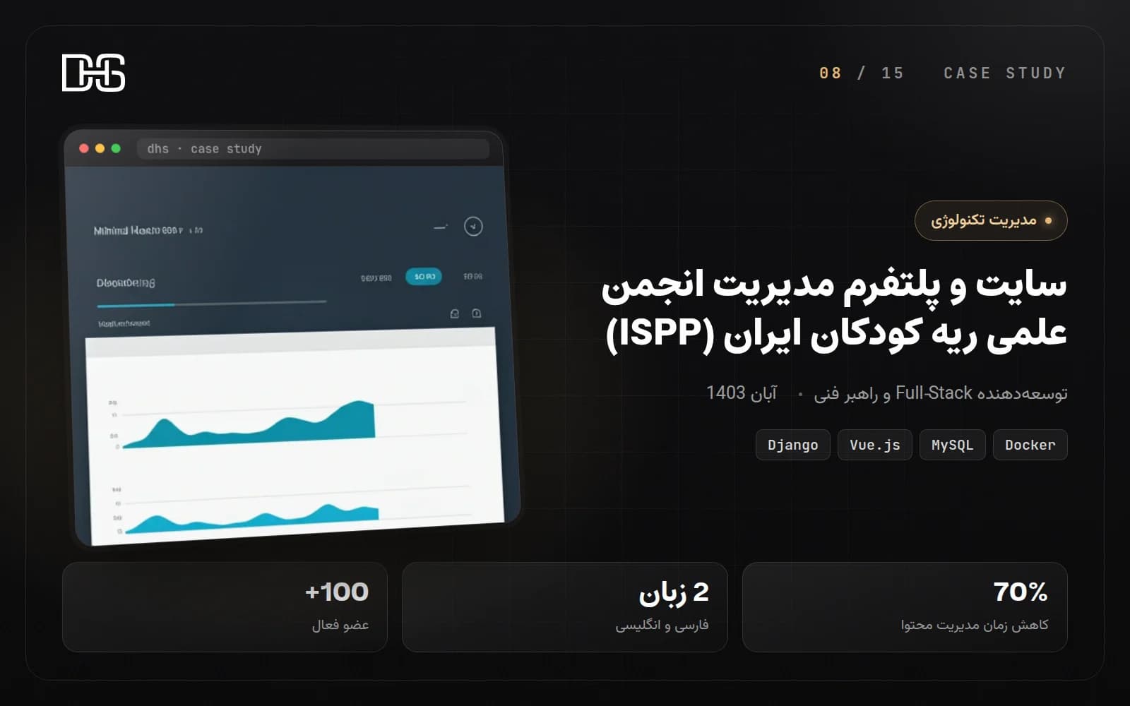 سایت و پلتفرم مدیریت انجمن علمی ریه کودکان ایران (ISPP)